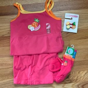 NWT Gymboree 4pc Top & Shorts Sz 4/5